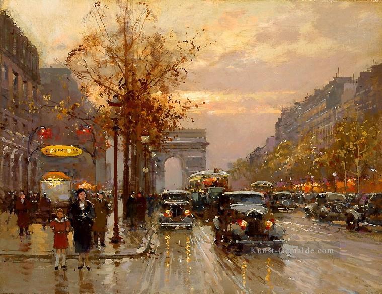yxj044fD Impressionismus Pariser Szenen Ölgemälde